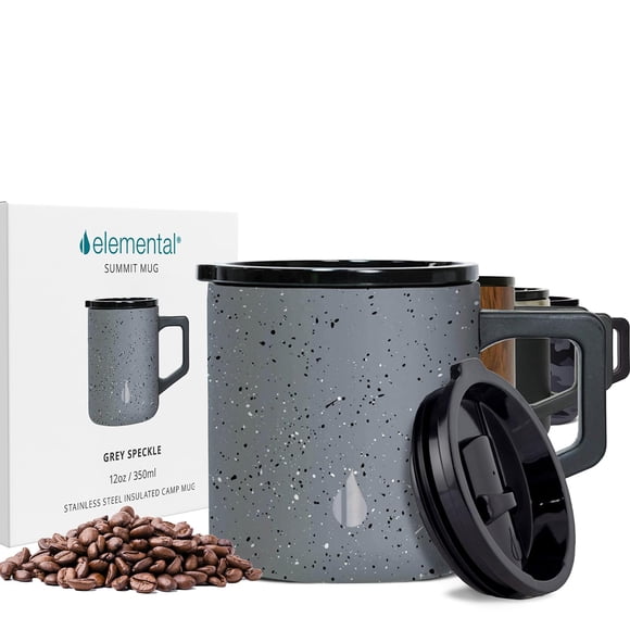 Taza de café Elemental Summit con aislamiento de acero inoxidable de 350 ml