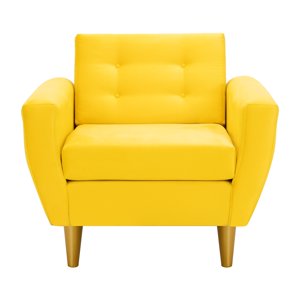 Bodevir - Sofa Bote 1C Felpa 01 Amarillo