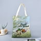 thumbnail image 2 of Frog and Toad Bolso de tela con estampado de lienzo para mujer, bolsa de compras reutilizable y estética, con cremallera interior, regalo para mujer, 35 × 40 cm., 2 of 6