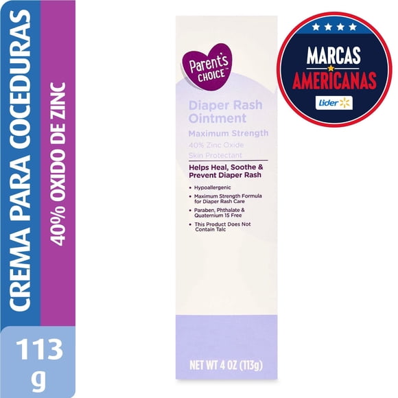 Pomada Para Coceduras Con 40% Oxido de Zinc, 113 g