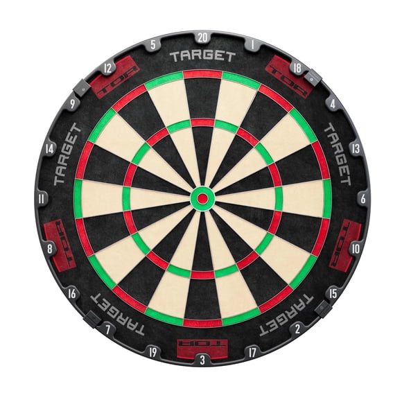 Diana de dardos Target Darts TOR de punta de acero con kit de fijación de sisal