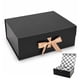 thumbnail image 1 of Caja de regalo Tekhoho 33 × 27 × 13 cm negra con cinta, 1 of 7