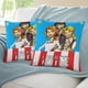 thumbnail image 3 of Los Niños de la Libertad Fundas de almohada de terciopelo con tema, regalos de funda de almohada, decoración para el hogar, cojín de lanzar, regalo de cumpleaños para fans y parejas.61*61cm., 3 of 6