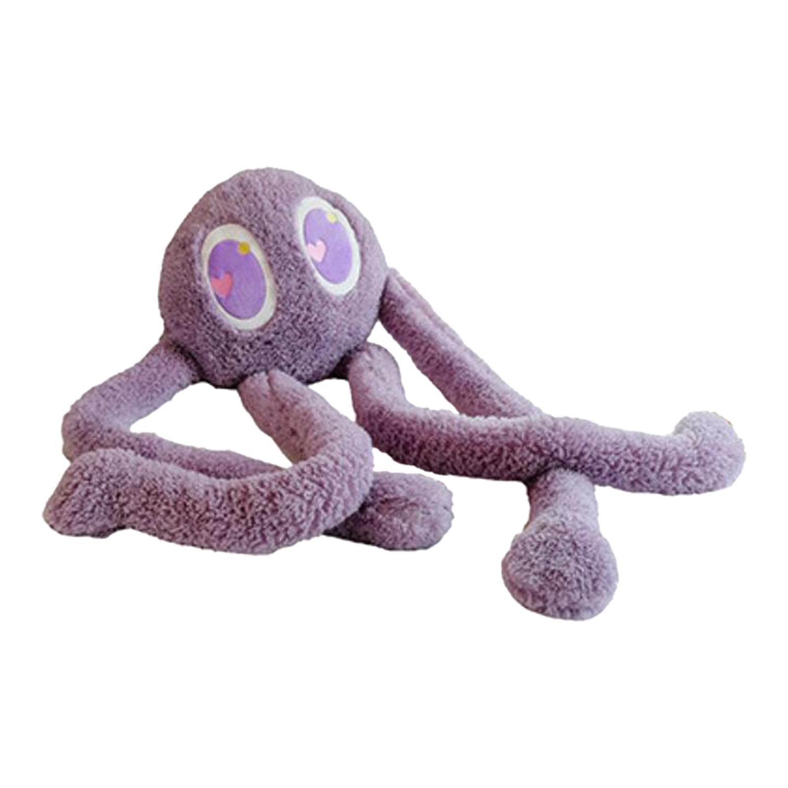 Magideal - Muñeco De Peluche De Pulpo Suave, Cojín Cómodo Con Relleno De Animal, Almohada De Felpa, Juguete Para Dormir, Regalos Para Niños, Almohada De Pulpo De Violeta 1M