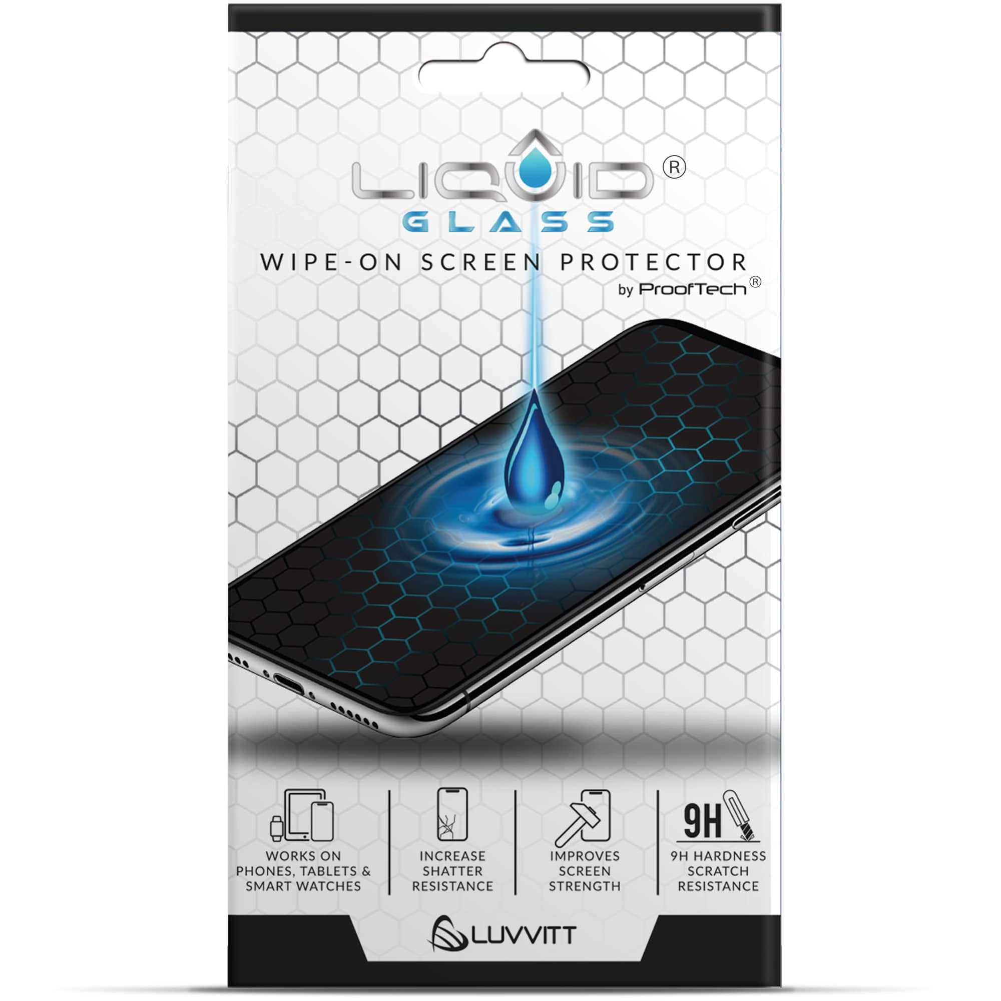 Liquid Glass - Protector De Pantalla De Cristal Líquido, Fácil De Limpiar, Resistente A Los Arañazos
