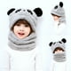 thumbnail image 2 of Gorro Con Cuello Para Niño/a Diseño Osito, Invierno Talla M Gris, 2 of 3
