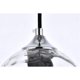 thumbnail image 5 of Lámpara Colgante Living District Cashel Metal Cromo/Transparente 1 Luz, 5 of 8