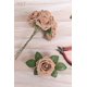 thumbnail image 5 of Flores artificiales N&T NIETING rosas marrones x25 con tallo de 18 cm, 5 of 5