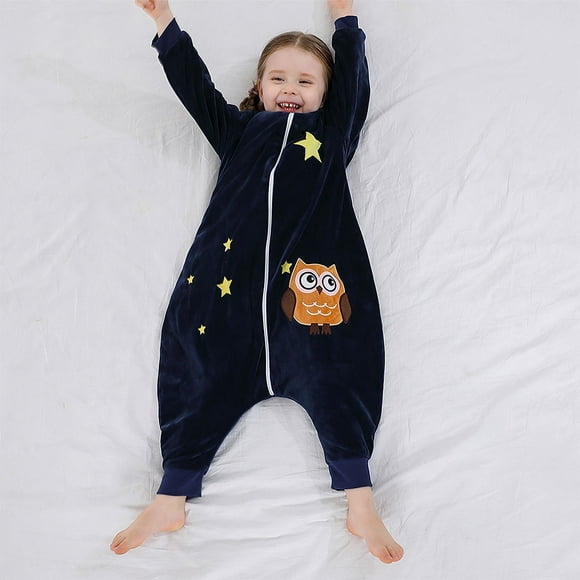 Saco de Dormir Pijama Infantil con Mangas Búho