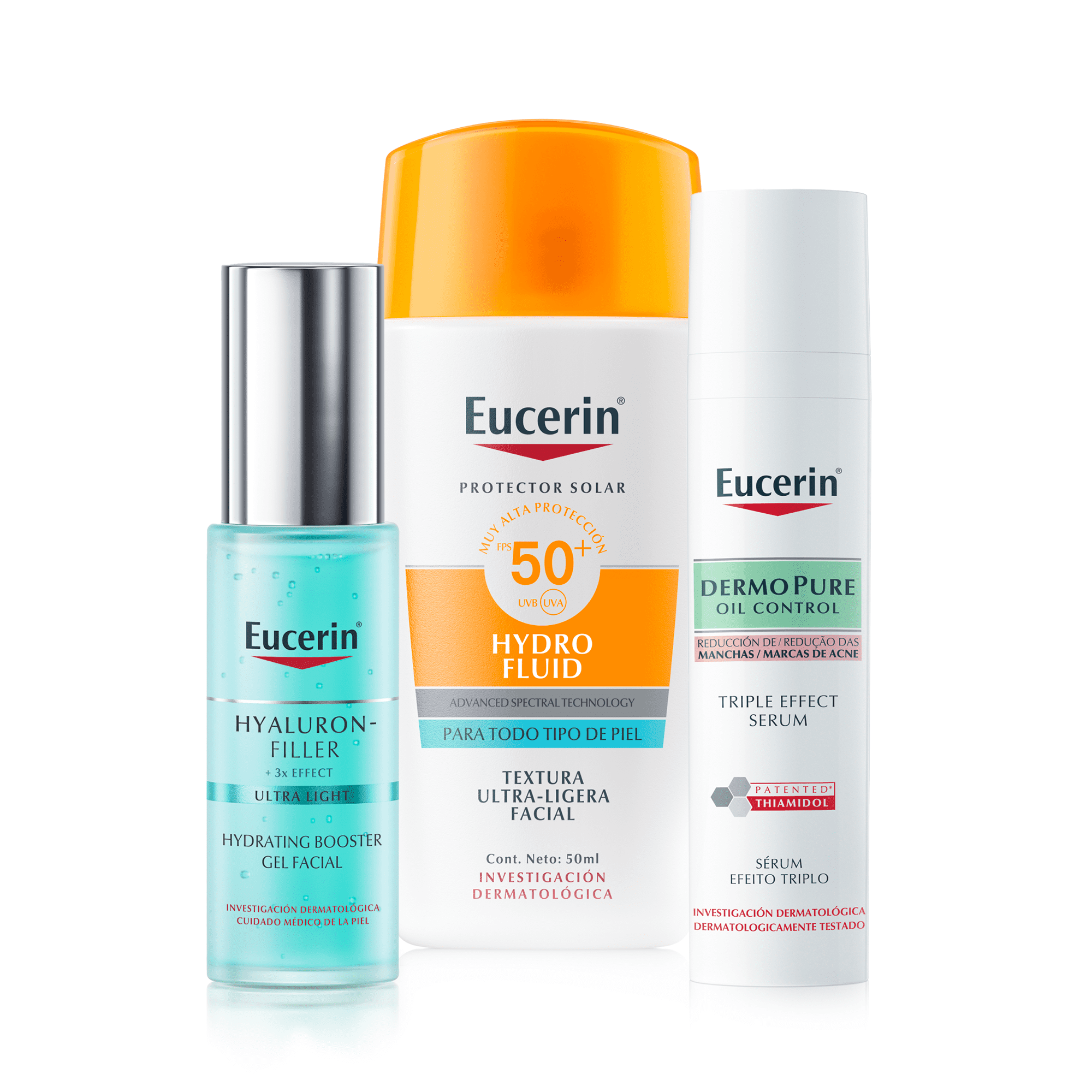 Eucerin Pack Dermopure + Hydrating Booster +hydro Fluid 40ml