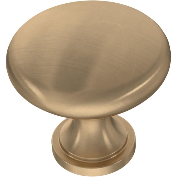 Perillas para gabinete Franklin Brass tipo hongo, bronce champán, paquete de 5