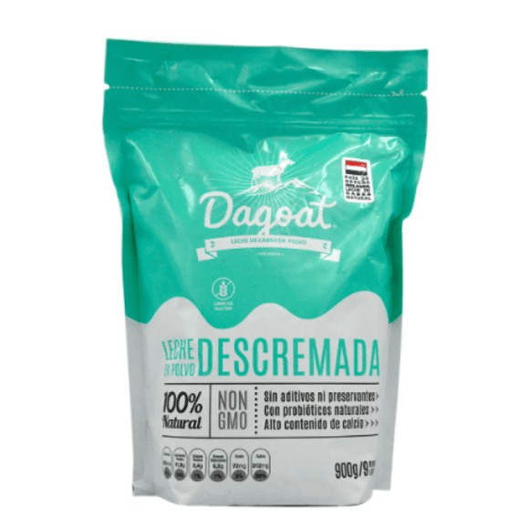 Leche De Cabra En Polvo Descremada 900gr Dagoat