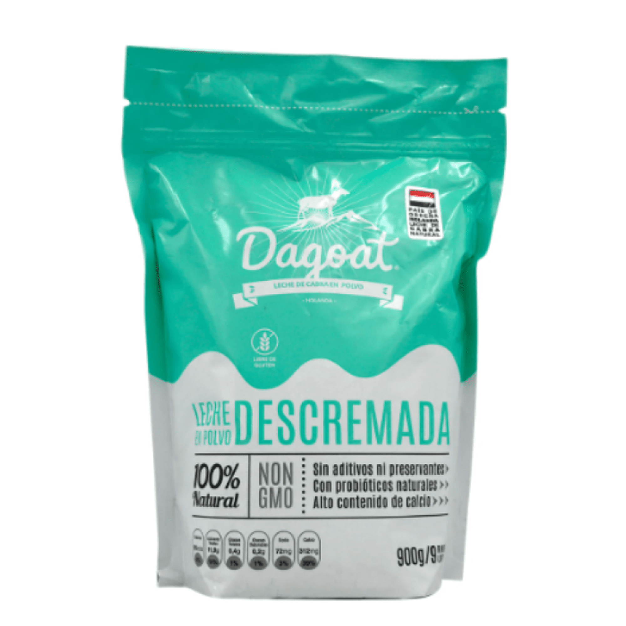 Leche De Cabra En Polvo Descremada 900gr Dagoat