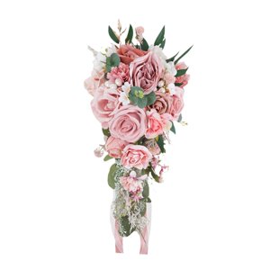 Bothyi - Ramo De Lágrima De Seda Para Fiesta, Ceremonia, Cascada, Flores De Boda, Decoración