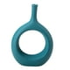 thumbnail image 3 of Florero De Donut Hogar Dormitorio Florero De Mesa Con Agujero Oficina Decorativo Verde, 3 of 5