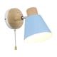 thumbnail image 4 of Aplique de luz de lámpara de pared Simple con interruptor de cable de tracción, accesorio de iluminación creativo para cocina, lectura, sala , Azul, 4 of 5
