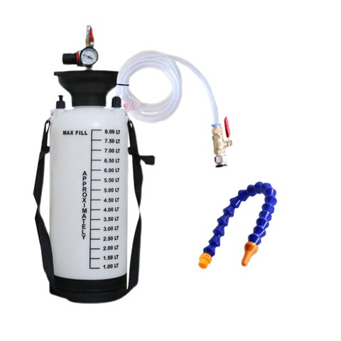 Magideal - Bomba De Fluido De Transmisión Neumática De 8L, Bomba De Transferencia De Recarga De Aceite, Extractor Y Dispensador De Aceite, Dispensador De Recarga 8L Sin Adaptador