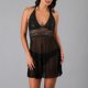 thumbnail image 2 of Baby Doll Encaje Negro Y Silver Flores Mujer 33857-2, 2 of 5
