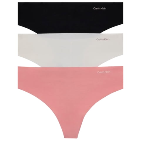 Calzón Tanga Calvin Klein Invisibles Sin Costuras Paquete De 3