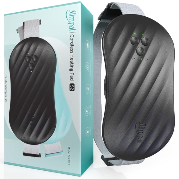 Almohadilla térmica Slimpal para dolores menstruales con batería y temporizador