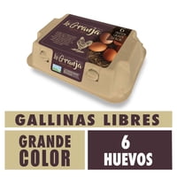 Huevos De Campo Grande Color Caja 6 Un La Granja