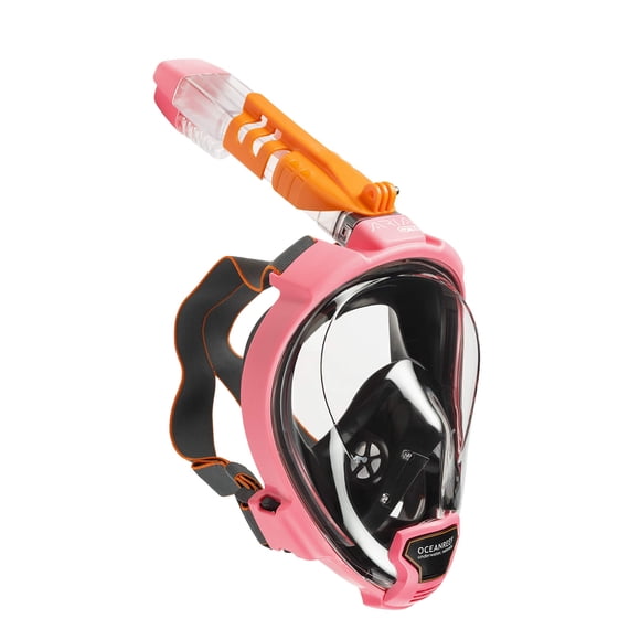 Máscara de Snorkel OCEAN REEF Aria QR Rosa M/L 180°