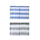 thumbnail image 4 of Cortinas De Bolsillo De Varilla De Cenefa Corta A Rayas De Ventana Cocina Azul Y Gris 137x76cm, 4 of 5