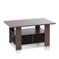 Mesa De Café Furinno Marrón Oscuro/Negro