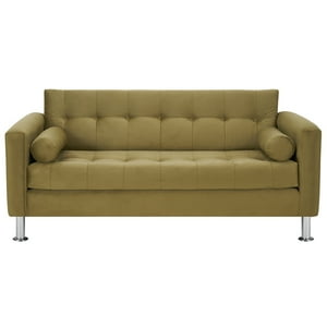 Bodevir - Sofa Retro 3C Felpa 12 Verde Musgo