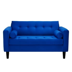 Bodevir - Sofa Retro 2C Felpa 00 Azul Rey