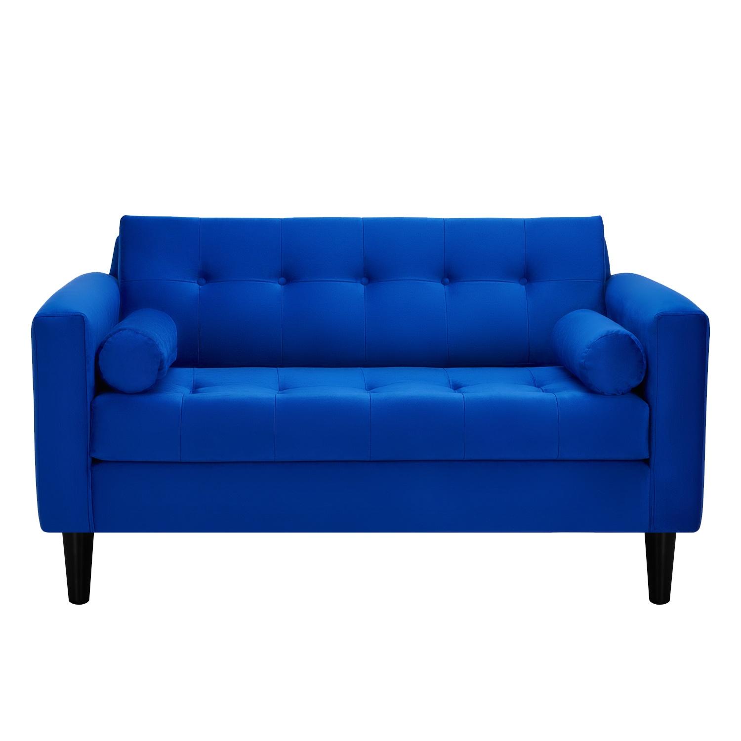 Bodevir - Sofa Retro 2C Felpa 00 Azul Rey