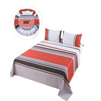 Genérico - Juego De Sabanas Casa Sol King Naranja