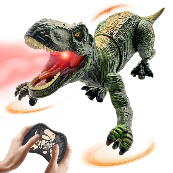 Juguete de dinosaurio Moskiddo T-Rex con control remoto para niños de 3 a 12 años