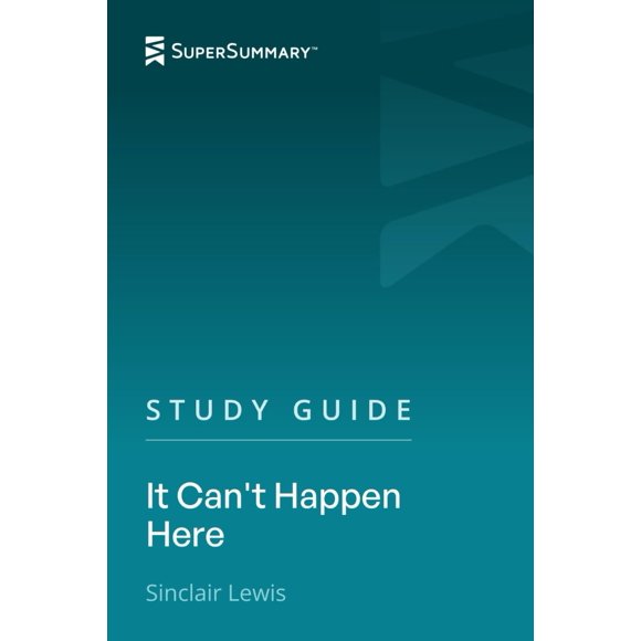 Guía de Estudio Majosta It Can't Happen Here Sinclair Lewis