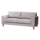 thumbnail image 2 of Sofa Milan 3C Con Resortes Pocket Lino Gris Claro, 2 of 7