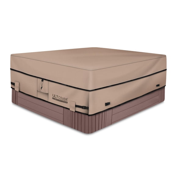 Cubre Jacuzzi ULTCOVER 600D Poliéster Impermeable 241x241 cm