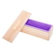 thumbnail image 5 of Molde Rectangular De Silicona Para Jabón, Caja De Madera Para Suministros De Fabricación De Jabón, Color Morado, 5 of 5