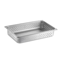 Vaccarin - Contenedor Gastronomico Acero Inoxidable Perforado Gn 1/1 X 10 Cm