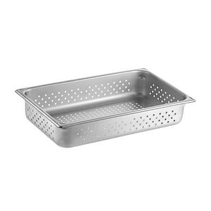 Vaccarin - Contenedor Gastronomico Acero Inoxidable Perforado Gn 1/1 X 10 Cm