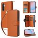 thumbnail image 3 of Funda Cartera con Cremallera y Correa para Samsung Galaxy A36 Soporte y Tarjetero Marrón, 3 of 5