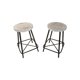 thumbnail image 4 of Taburete con altura de mostrador Carolina Classic Illona Driftwood/Iron, 4 of 6
