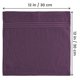 thumbnail image 2 of Juego de paños Utopia Towels Premium, 100% algodón, 30 x 30 cm, color ciruela, 2 of 8