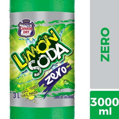 Bebida Limón Zero Botella 3 L Limón Soda