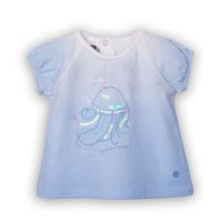 Polera Bebé Niña Azul Pillin