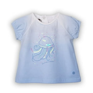 Polera Bebé Niña Azul Pillin