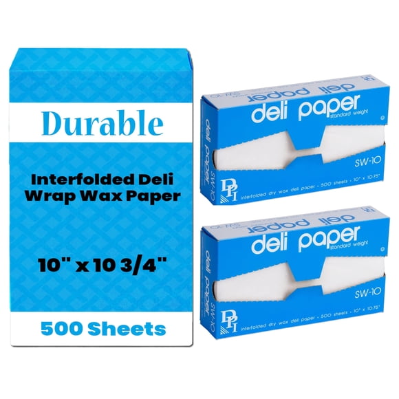 Papel encerado Deli Wrap, embalaje duradero, 25 x 27 cm, 500 hojas