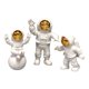 thumbnail image 2 of Figuras De Astronautas Modernas Estatua De Astronauta Estante Hecho A Mano Decoración Coleccionable Dorado, 2 of 5