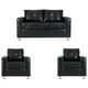 thumbnail image 3 of Living Asiria 211 - Cuero Sintetico Pu Negro, 3 of 8