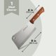 thumbnail image 5 of Cortador de huesos Meat Cleaver Juvale para cocina de chef, 20 cm, 5 of 9