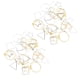 thumbnail image 4 of 72 Piezas De Plata Y Oro Pendientes Geométricos Simples De Moda Para Encontrar Encantos Artesanales, 4 of 5